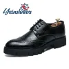 Boots Nouveaux arrivants pour hommes chaussures en cuir décontractées chaussures formelles semelles