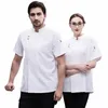 Hotel chef uniforme lg-mangas masculinas restaurante cozinha traseira roupas de trabalho de manga curta cake shop pastelaria padeiro roupas de verão 21X9 #