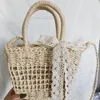 Shoulder Bags Cherry Straw Bag Female Cute Seaside Vacation Beach Cross Small Fresh Woven