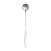 Flatware Sets Coffee Spoons Long Handle Dessert Chocolate Milk Teaspoons Home Cafe Restaurant Scoops Tableware Accessories