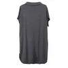 150kgプラスサイズの女性の夏のルーズバットウィング半袖LG Tシャツバスト156cm 5xl 6xl 7xl 8xl 9xl 10xl v-neck modal top 18hw＃