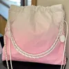 Designer clássico 24p bolsa crossbody saco de luxo chinenel diamante padrão ombro acolchoado mulheres moda moda rosa mídia de corrente branca