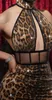 2022 Sexy Halter Neck Leopard Print Party Dr Mesh Trailing Gonna Nightclub Bar Dj Ds Rave Abbigliamento Costumi di Festival DN12669 x57T #