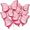 Decorazione per feste Papillon Palloncini foil Grandi blu rosa Per compleanno Anniversario San Valentino Suppl per ragazze