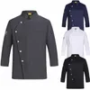 Chef Uniforme Homens Mulheres Cozinha Cook Jacket Restaurante Padaria Garçom Roupas a7AJ #