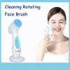 Définit Ckeyin 3 Electric Facial Nettoyage Brosse en profondeur Nettoyage en profondeur Face rotatif Brosse Silicone Afficier Facial Care Exfoliation Curtain