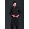 Chef Uniform Lg Mouw Herfst- en Winterkleding Hotel Restaurant Eetkamer Keuken Chef Overalls Heren Kantine Werkkleding n0Pp #