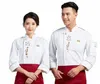 m-4xl Homens Food Service Hotel Garçom Padaria Restaurante Mulheres Chef Cook Uniform Lg Manga Único Breasted Respirável Jaqueta de Trabalho l4Ah #