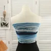 Tops Tube Tops Woman Crop Top Off Sexy Tank Camis y2k Women Corset Femme Boho плиссированная Tiedye Camisole Dropshipping