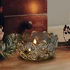 Castiçais de vidro castiçal tealight titular acessórios modernos e elegantes