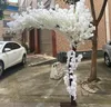 2024 Decorative Flowers Wreaths Wedding Decoration 5Ft Tall 10 Piece/Lot Slik Artificial Cherry Blossom Tree Roman Column Road Leads Fo Dhuog