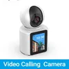 WiFi Video Calling Camera Babydmonitor Home Security IP Cam Tvåväg Voice Call 360-graders rotera Monitor äldre och baby 240326