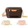 Fanny Pack Kieszonkowe torby łańcuchowe Kobiety Mens Bombag Cross Body Clutch Torby Tote Classic City Oryginalna skórzana torba na ramię