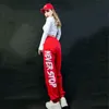 2022 Women Hip Hop Dance Clothes Stage Outfits Jazz Dance Costumes Nightclub Bar DJ DS Costumes Hollow Top Trousers SL6204 31IR#