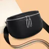 Torby na ramię High Cortex Fanny Pack Woman Crossbody Luksus skórzany pasek pasa dystansowy