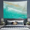 Tapisserier Hawaiian Sea Wave Seaside Tapestry Summer Coastal Ocean Beach Wall Hanging For Bedroom Living Room Dorm Home Decor