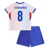 2024 French Mbappe Kids Kit Soccer Jerseys Kolo Muani Saliba Fofana Giroud Dembele Pavard