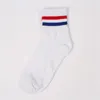 Chaussettes pour hommes 10pairs Homme Femmes Cheville Chaud Mode Printemps Automne Chaussette Blanc Bleu Rouge Stripe En Gros Pour Les Amoureux Drop Livraison Vêtements Un Dh6Ux