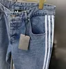 Pantaloni taglie forti da uomo ricamato e stampato in stile polare usura estiva con strade puro cotone 57f4y