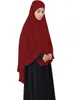 Ethnische Kleidung, großer Khimar-Hijab, muslimische Frauen, einteiliger Amira-Überkopfschal, Gebets-Niqab-Burka, islamischer Abaya, Eid-Ramadan-Kopfschmuck