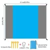 Tapis de sommeil portable étanche à la nature randonnée de camping pliable nappe ultralight mat touristique accessoires