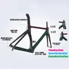 Cykelramar Tantan Factory New Aero Racing Road Bicycle Frame TT-X2 Design All Black Color Carbon Fiber Drop Delivery Sports Outdoors DHI6X