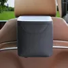 Interiörstillbehör Bil Trash Can Large Leak Proof behållare för Auto Cleaning Supplies Travel Camper Truck Cabriolet