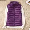 Ultralight down Vest Women 2023 New Sreevel Semale Duck Down Waistcoat Puffer Feather Padded Warm Jacket o85s＃