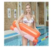 Amaca ad acqua reclinabile gonfiabile galleggiante materasso per il nuoto anello per il nuoto in mare Pool Party Toy lounge bed per il nuoto