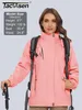 tacvasen 3 en 1 veste polaire d'hiver femmes imperméables ski snowboard vestes travail manteau de pluie coupe-vent extérieur femme Parka w3xx #