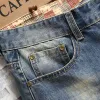 Summer Denim Shorts Jeans Persality Hommes Ripped Mendiants Loose Straight Leg Trend Quarter Pantalon H2bO #