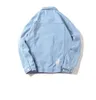Sonbahar Kış Erkek Yıpranmış Denim Ceket Ceket Gündelik Moda Deliği Gevşek Ruffian Döngüsü Kot Ceketler 240319