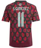 Mexiko Soccer Jersey H. Losano G dos Santos 24 25 män Kvinnor Kids Chicharito Kit Sports Football Shirt Set Training S.Gimenez Mexican Home Away Uniform 2024 2023