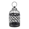 Bougeoirs support cage à oiseaux lanterne photophore suspendu oiseau cage décorative chandelier boîte votive vintage mariage fleur en métal