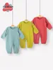 Baby noworn rompers ubrania niemowlę noworodka romper girl liter kombinezon ds. Odzież kombinezonu Kids Róż Red Bodysuit for Babies strój Z1bn#