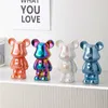 Neuheitsartikel 400 % Love Bear Brick Pattern Keramik Violent Bear Brick Desktop Statue Luxus Wohnzimmer Dekoration Fashion Home Dekoration GiftL2403