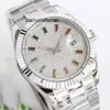 Luxury Watch Rlx Clean Movement Watch 2824 Automatisk mekanisk 41mm Diamond Luminous Classic Sapphire Business Montre de Luxe Men Gifts