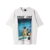 Women's Designer t shirt 2024 Summer Cartoon Character Print Men's Loose Shirt