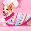 Köpek giyim köpek yavrusu sweater küçük kazak örgü kablo kablosu kedi örgü sıcak evcil hayvanlar yavru kedi chihuahua