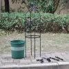 Supports pour plantes, cadre d'escalade, support de fleurs d'extérieur, treillis d'obélisque de jardin, support de fleurs Portable, hauteur 115cm/145cm/175cm