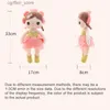 Animaux en peluche en peluche personnalisés 2022 New Metoo Rabbit Fairy Angela Doll Planched Toys for Children Birthday Christmas Gift240327