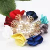 Components 100pcs Mix Colors Flower Gold Beads Cap Pendant Tassels/Brush Earrings Jewelry Accessories/DIY Jewelry Findings Making