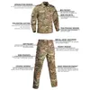 Costume Camoue pour hommes Combat Tactique Armée Tissu Airsoft Uniformes militaires Tenue de chasse Multicam Costumes d'été Vêtements de chasse c3z4 #