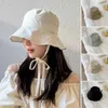 Berets Lady Fisherman Hat Stylish Lace-up Women's With Wide Brim Anti-uv Protection Summer Cap For Ladies Windproof