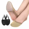 Ritmik Jimnastik Ayakkabı Yumuşak Yarım Çoraplar Örme Profal Rakip Yumuşak Sole Ayakkabıları Elastik Cilt Renkli Dans Ayakkabıları 66A3#