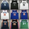 11 camisas de basquete de Jalen Brunson Karl-Anthony 32 Cidades Anthony 1 Edwards Kevin 21 Garnett Mens