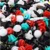 1000 pezzi clip per auto viti di fissaggio paraurti decorazione interna plastica automatica miscelazione casuale plastica universale