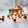 Kerstversiering voor thuis 2m 20 Led koperdraad dennenappel Led-licht kerstboomversiering Kerst Natal Navidad Noel 201023 LL