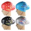 Bonnets de natation Bonnet de bain Super grand pour femmes cheveux longs oreille protéger filles imperméable grande taille Silicone chapeau de bain dame équipement de plongée 240328