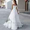 Lakshmigown Nouveau Blanc Une Ligne De Mariée Dr 2024 Robes De Novias Perles Femmes Élégantes Robes De Mariée De Plage À Manches R0ob #